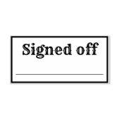 Stempel Afgetekend (Afrduk)