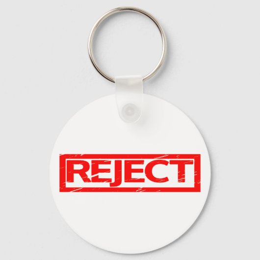 Stempel afwijzen sleutelhanger (Voorkant)