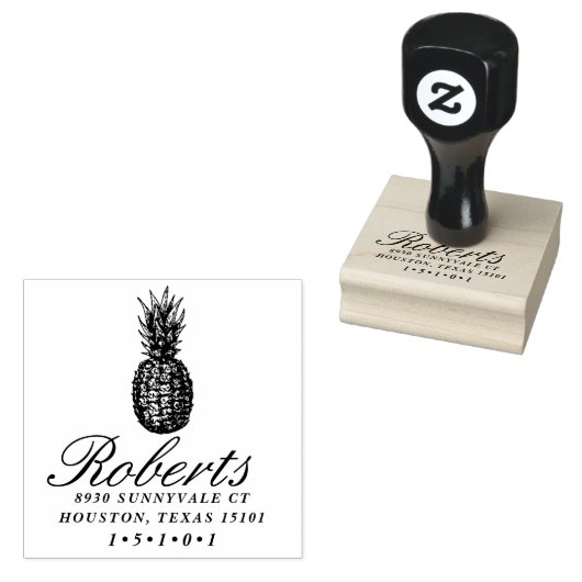 Stempel anananas (Gestempeld)