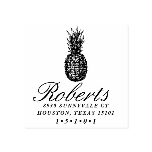 Stempel anananas (Afrduk)