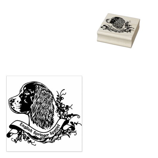 Stempel ANNO1900 mit englisch Springer Spaniel (Gestempeld)