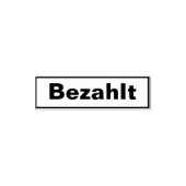 Stempel Bezahlt (Design)