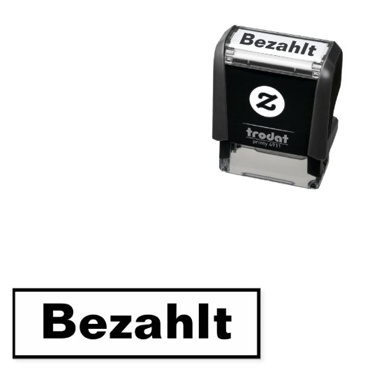Stempel Bezahlt (In situ)