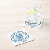 Stempel bij annulering verzenddatum Parijs Kartonnen Onderzetters (Insitu)