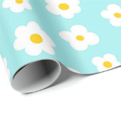 Stempel blauw omslagpapier cadeaupapier (Rol Hoek)