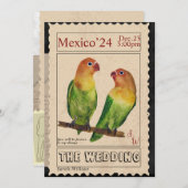 stempel bruiloft uitnodiging (Voorkant / Achterkant)