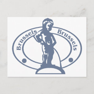 Stempel Brussel Briefkaart