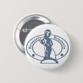 Stempel Brussel Ronde Button 5,7 Cm (Voorkant /achterkant)