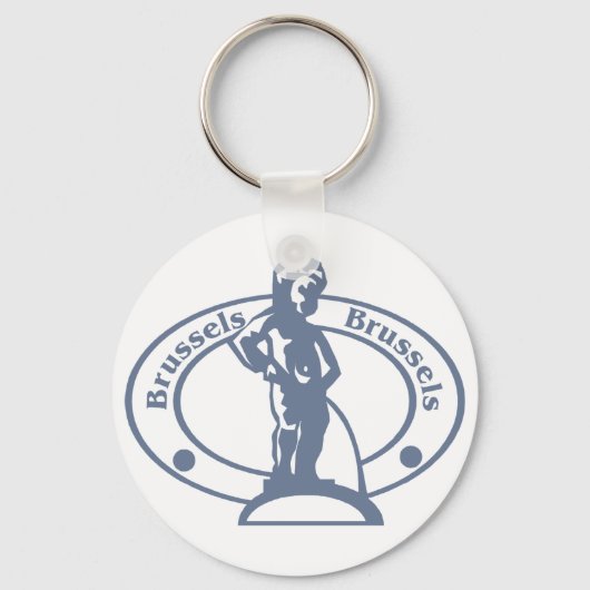 Stempel Brussel Sleutelhanger (Voorkant)