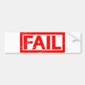 Stempel Bumpersticker (Voorkant)