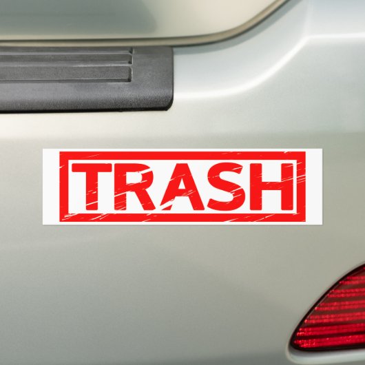 Stempel Bumpersticker (Op auto)