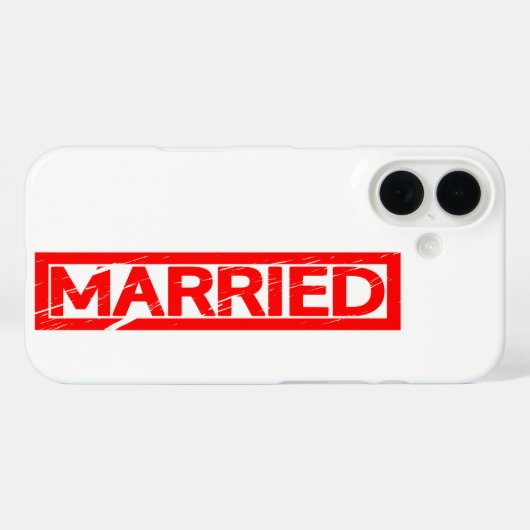 Stempel Case-Mate iPhone Case (Achterkant (horizontaal))