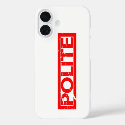 Stempel Case-Mate iPhone Case (Achterkant)