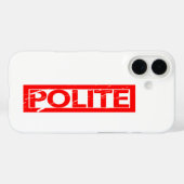 Stempel Case-Mate iPhone Case (Achterkant (horizontaal))