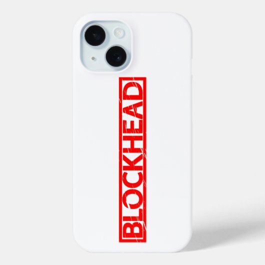 Stempel Case-Mate iPhone Case (Achterkant)