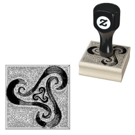 Stempel celtic Triskele (Gestempeld)
