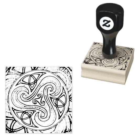 Stempel celtic Triskele (Gestempeld)