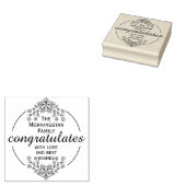 Stempel Cirkel - JOUW TEKST & IDEE - BLOEMEN 9 (Gestempeld)