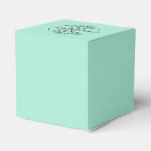 Stempel Cirkel - JOUW TEKST & IDEE - BLOEMEN 9 Bedankdoosjes (Achterkant)