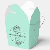 Stempel Cirkel - JOUW TEKST & IDEE - BLOEMEN 9 Bedankdoosjes (Open)