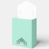 Stempel Cirkel - JOUW TEKST & IDEE - BLOEMEN 9 Bedankdoosjes (Open)