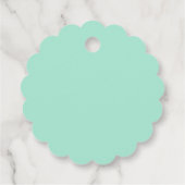 Stempel Cirkel - JOUW TEKST & IDEE - BLOEMEN 9 Bedankjes Labels (Achterkant)