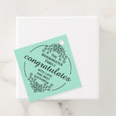 Stempel Cirkel - JOUW TEKST & IDEE - BLOEMEN 9 Bedankjes Labels (In situ)