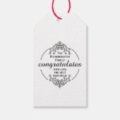 Stempel Cirkel - JOUW TEKST & IDEE - BLOEMEN 9 Cadeaulabel (Voorkant)