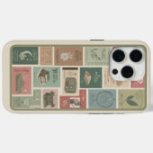 stempel collage ontwerp voor Case-Mate iPhone case (Achterkant (horizontaal))