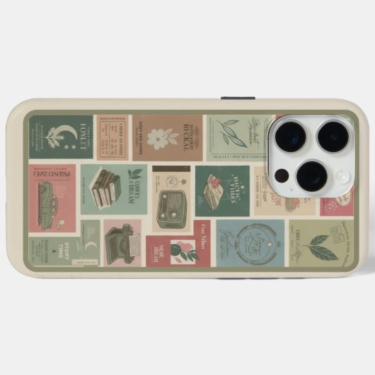  stempel collage ontwerp voor Case-Mate iPhone case (Achterkant (horizontaal))