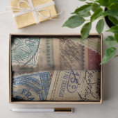  stempel collage tissuepapier (Geschenk)