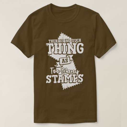 Stempel Collector Philatelist Gift T-shirt (Design voorkant)