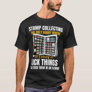 Stempel Collector Philatelist T-shirt