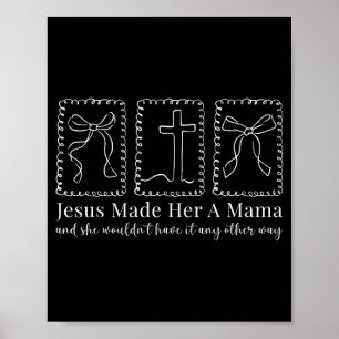 Stempel Coquette Boog Christelijke Mama Religieuze Poster
