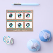 Stempel Coupon Book Flyer (Enkel)