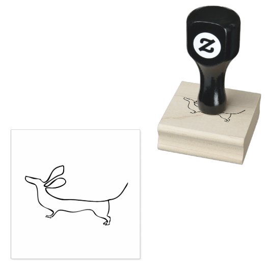 Stempel Dachshund (Gestempeld)