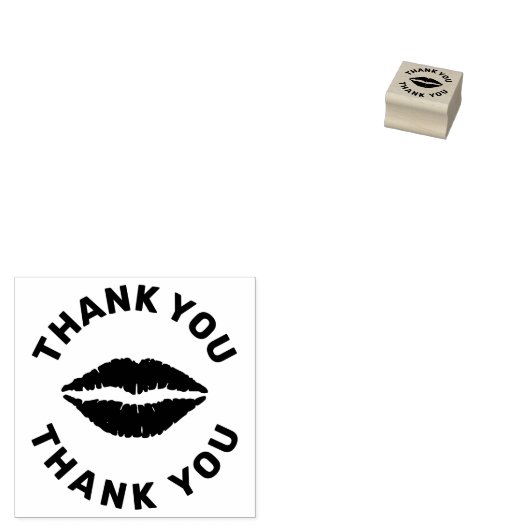 STEMPEL 'DANK U KLANT' RUBBER (Gestempeld)