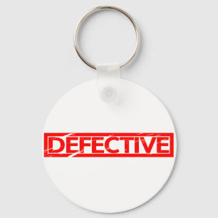Stempel defect sleutelhanger