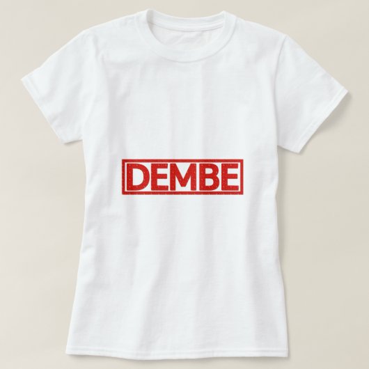 Stempel dembe t-shirt (Design voorkant)