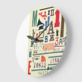  stempel: documentdecor grote klok (Hoek)