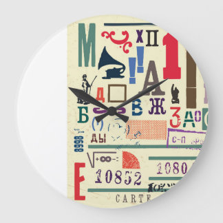  stempel: documentdecor grote klok