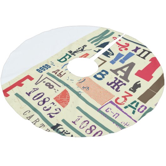  stempel: documentdecor kerstboom rok (Gekanteld)