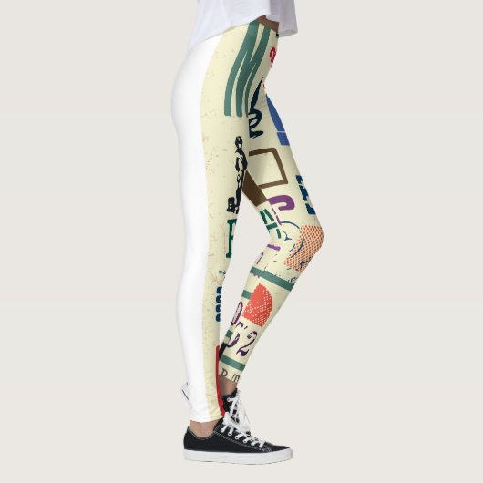 stempel: documentdecor leggings (Rechts)