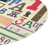  stempel: documentdecor snijplank (Hoek)