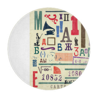  stempel: documentdecor snijplank