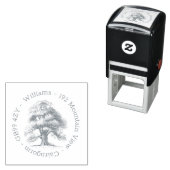 Stempel Eak Tree Home Address Self-Inking Stamp (In situ)