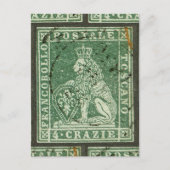 Stempel eerste postzending - Toscane (1851) Briefkaart (Voorkant)
