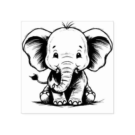 Stempel Elefant (Afrduk)