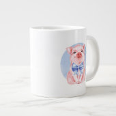 Stempel en boog grote koffiekop (Voorkant rechts)