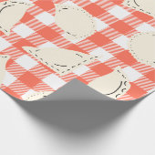 Stempel- en droogpapier cadeaupapier (Hoek)